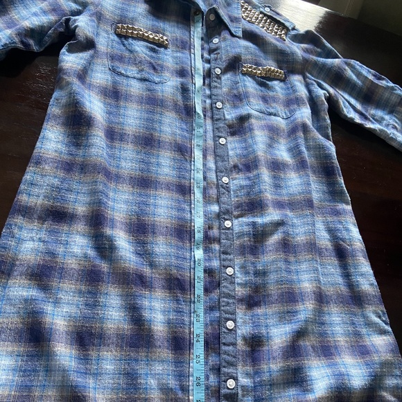 WHAT GOES AROUND COMES AROUND plaid shirt dress - Picture 5 of 6